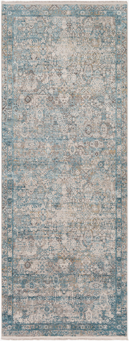 Solar SOR-2314 8ft Runner Machine Woven Runner Rug