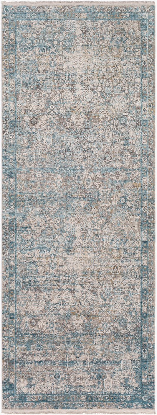 Solar SOR-2314 8ft Runner Machine Woven Runner Rug