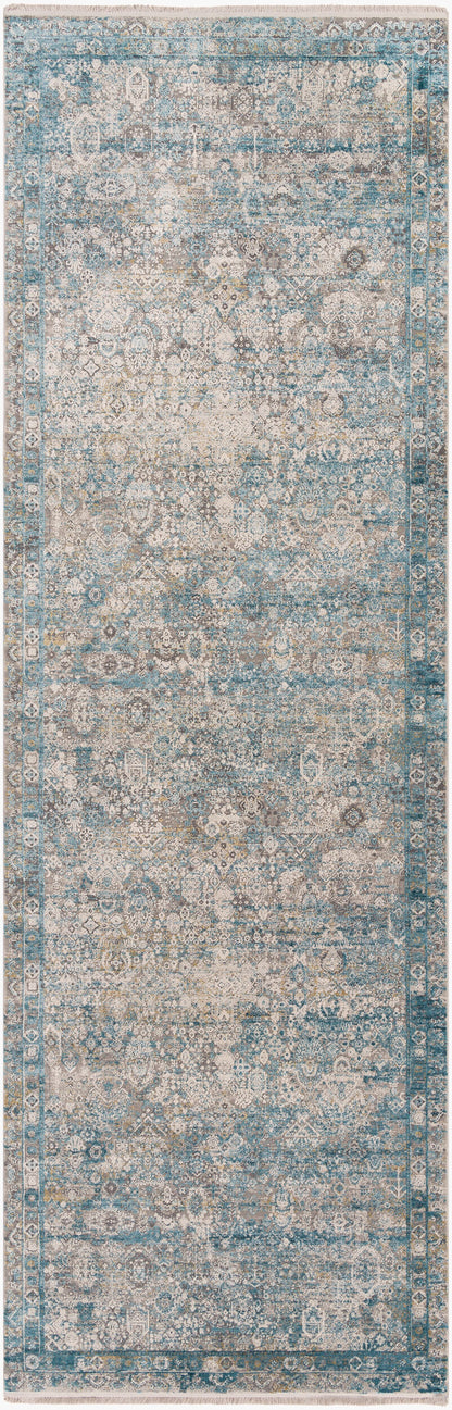 Solar SOR-2314 10ft Runner Machine Woven Runner Rug