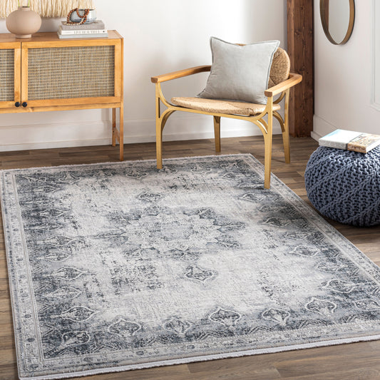 Solar SOR-2315 3' x 5' Machine Woven Accent Rug