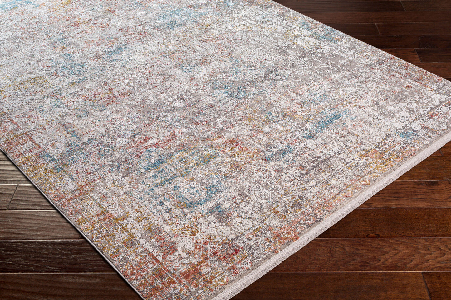 Solar SOR-2316 8ft Runner Machine Woven Runner Rug