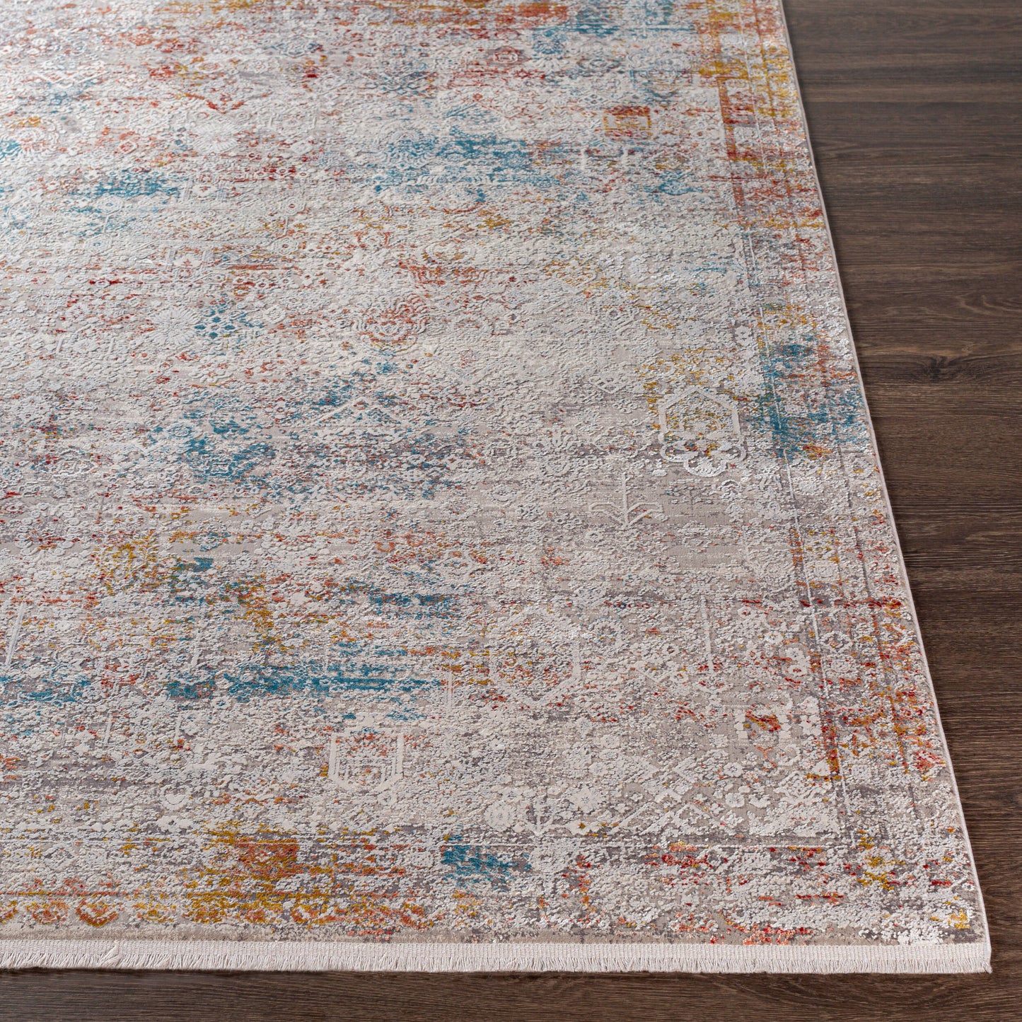 Solar SOR-2316 8ft Runner Machine Woven Runner Rug