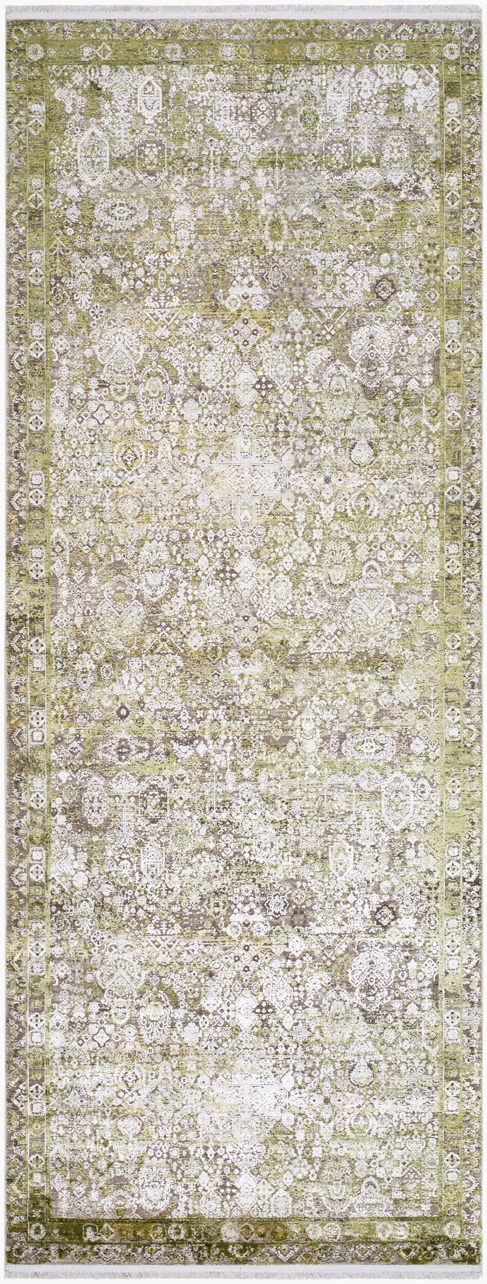 Solar SOR-2325 10ft Runner Machine Woven Runner Rug