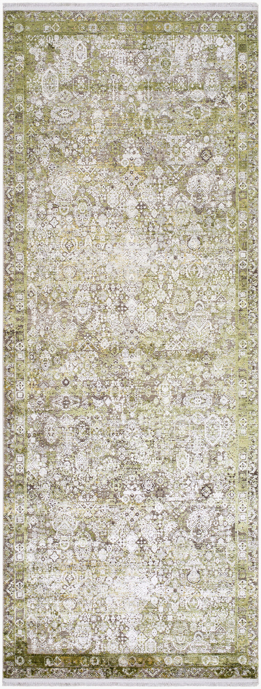 Solar SOR-2325 10ft Runner Machine Woven Runner Rug