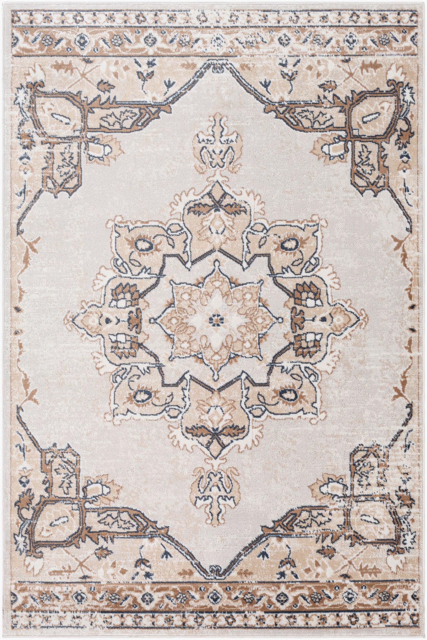 Alfombra tejida a máquina St Tropez SRZ-2306 de 1,52 m x 2,13 m