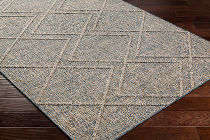 Alfombra Sarasota SSO-2302 de 1,83 m x 2,74 m, tejida a máquina, para interior y exterior