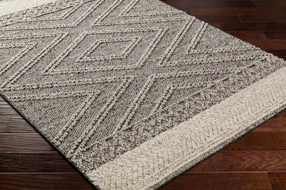 Alfombra decorativa para interior y exterior Sarasota SSO-2309 de 2' x 3', tejida a máquina