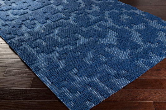 Stencil STN-1004 8ft Runner Handmade Wool Runner Rug