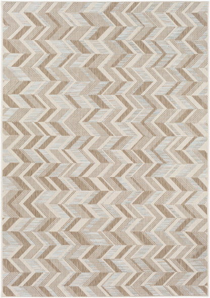 Santa Cruz STZ-6004 5' x 7' Machine Woven Indoor/Outdoor Area Rug