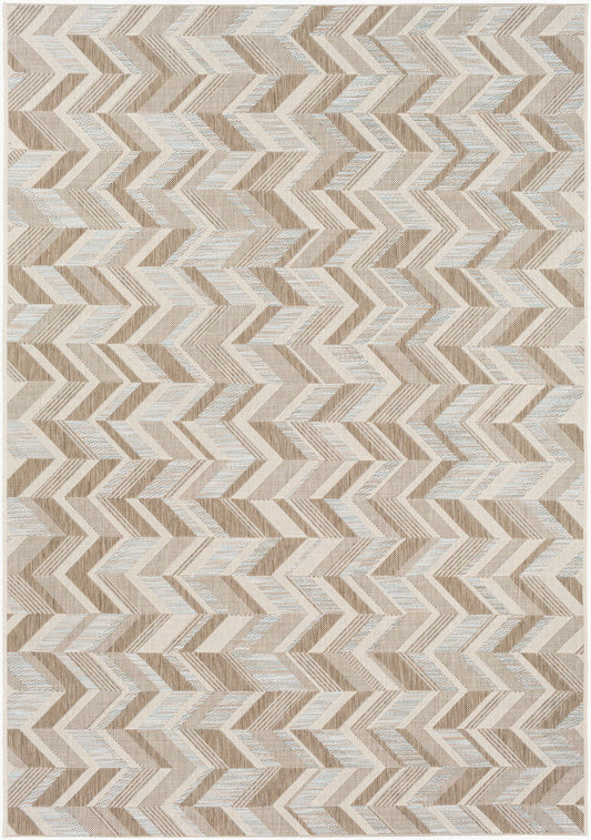 Santa Cruz STZ-6004 5' x 7' Machine Woven Indoor/Outdoor Area Rug