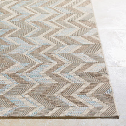 Santa Cruz STZ-6004 5' x 7' Machine Woven Indoor/Outdoor Area Rug