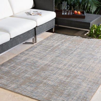 Alfombra tejida a máquina para interior y exterior Santa Cruz STZ-6013 de 1,83 m x 2,74 m