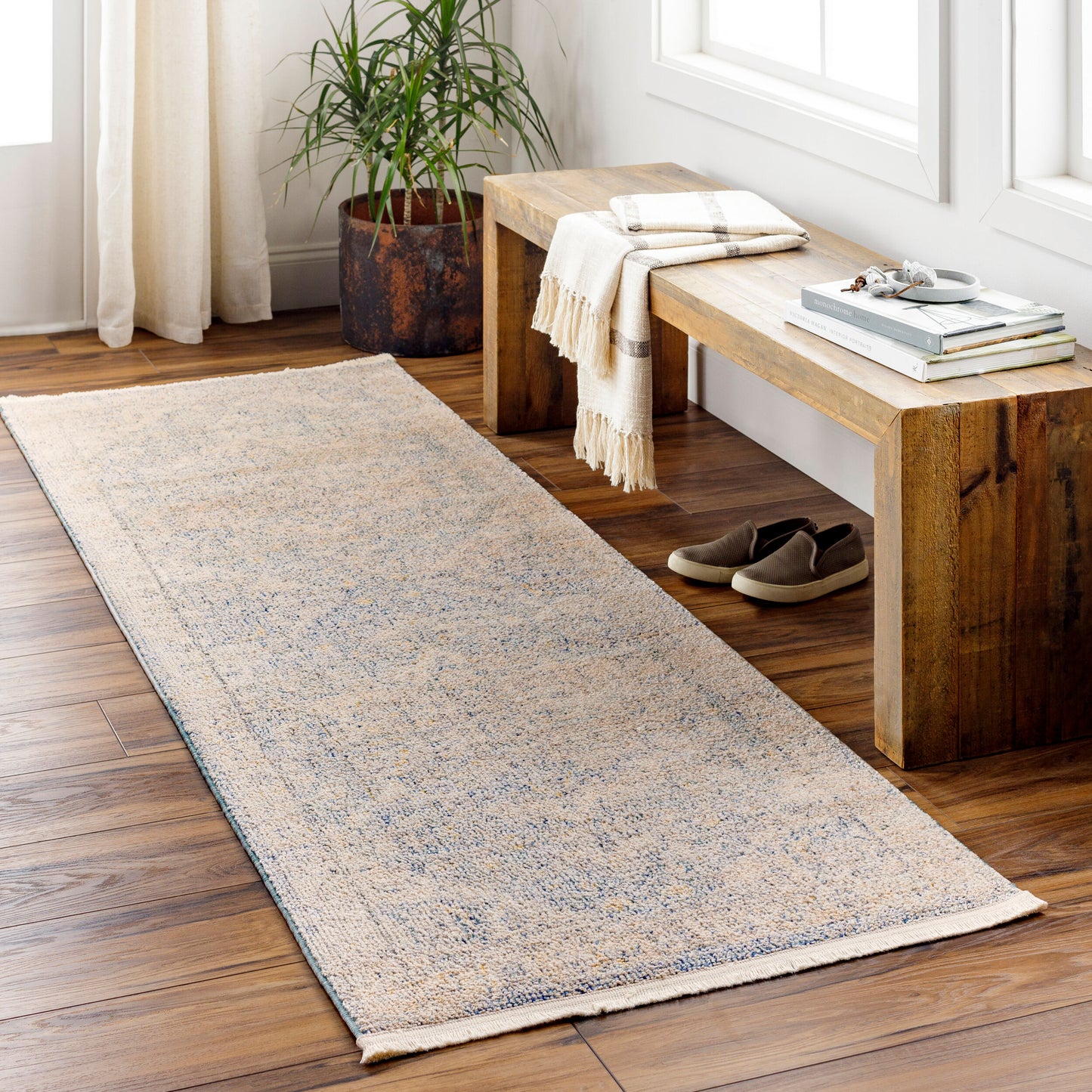 Subtle SUB-2306 7ft Runner Machine Woven Runner Rug