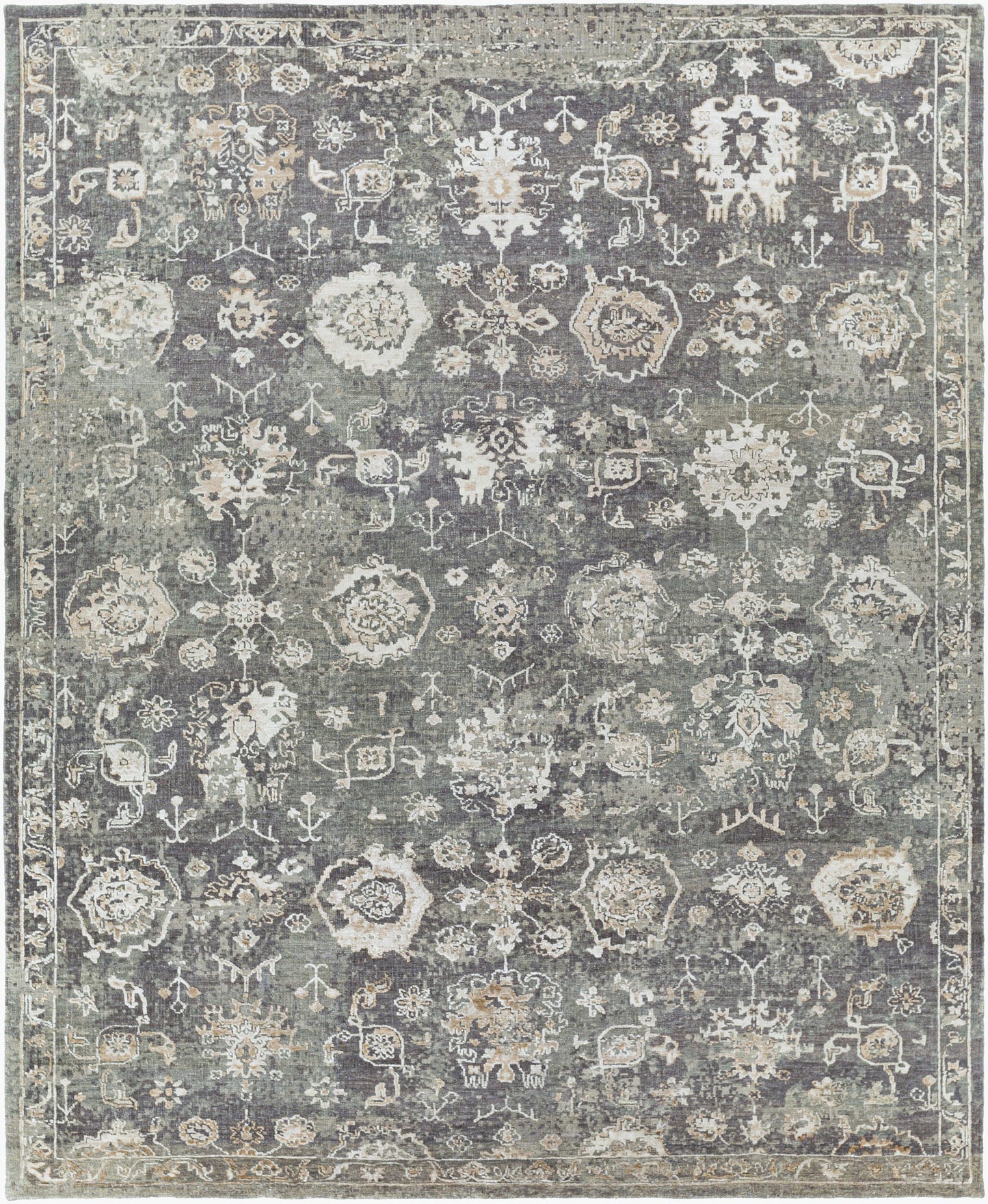 Alfombra Sufi SUF-2301 de 8' x 10' hecha a mano