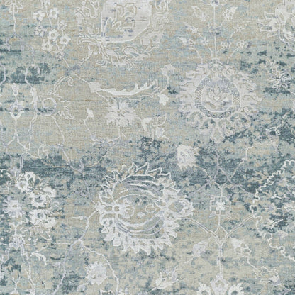 Alfombra Sufi SUF-2303 de 1,83 m x 2,74 m, hecha a mano