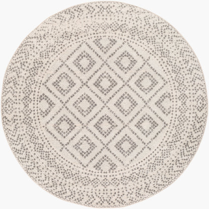 Sunderland SUN-2301 5ft Round Machine Woven Area Rug