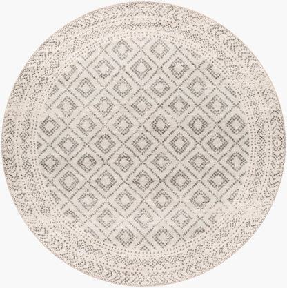 Sunderland SUN-2301 8ft Round Machine Woven Area Rug