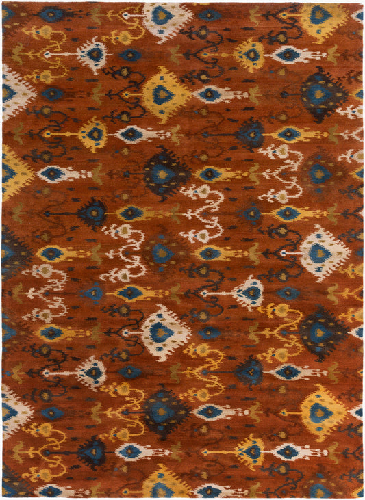 Alfombra de lana hecha a mano Surroundings SUR-1011 de 9' x 12'