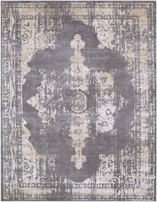 Alfombra tibetana TBT-2310 de 2,44 m x 3,05 m, tejida a máquina