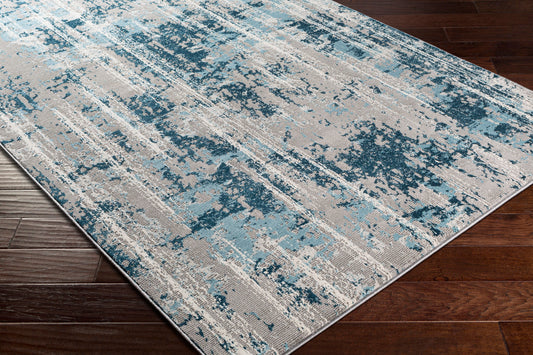 Alfombra tibetana TBT-2331 de 2,44 m x 3,05 m, tejida a máquina