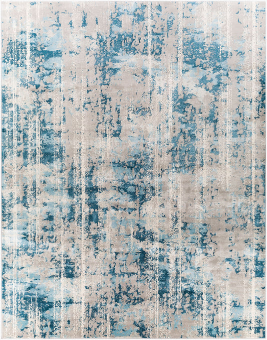 Alfombra tibetana TBT-2331 de 2,44 m x 3,05 m, tejida a máquina
