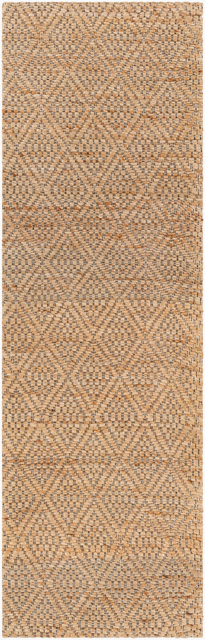 Alfombra de yute hecha a mano Trace TCE-2300 de 2,4 m