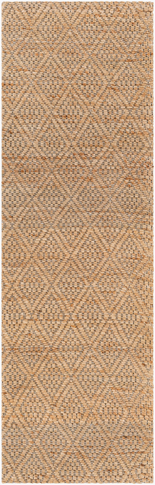Alfombra de yute hecha a mano Trace TCE-2300 de 2,4 m
