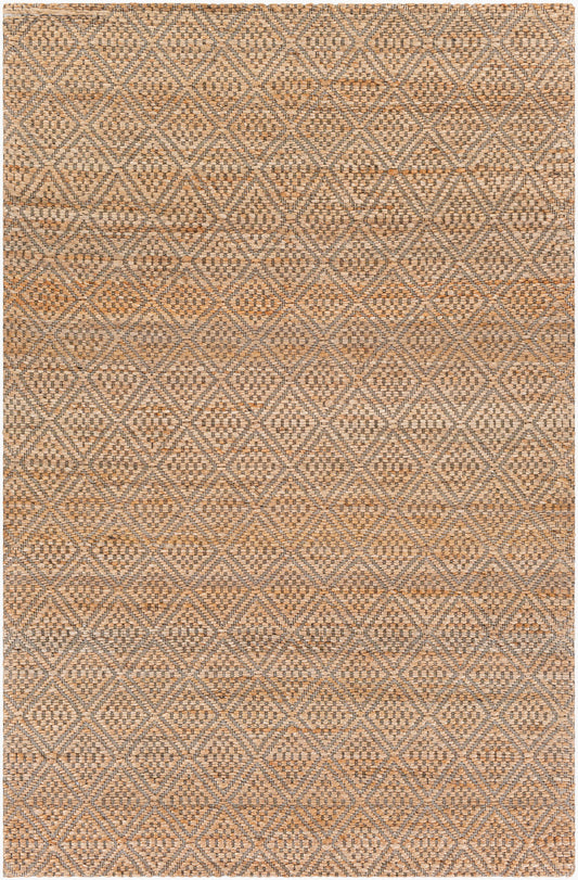 Alfombra de yute hecha a mano Trace TCE-2300 de 1,52 m x 2,13 m