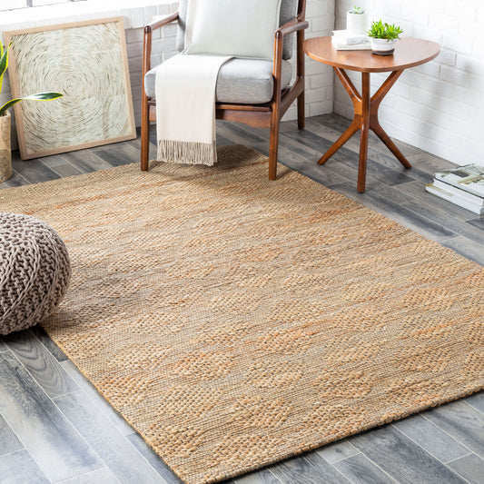 Trace TCE-2303 2' x 3' Handmade Jute Accent Rug