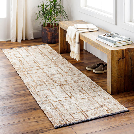 Toscana TCN-2301 7ft Runner Machine Woven Runner Rug