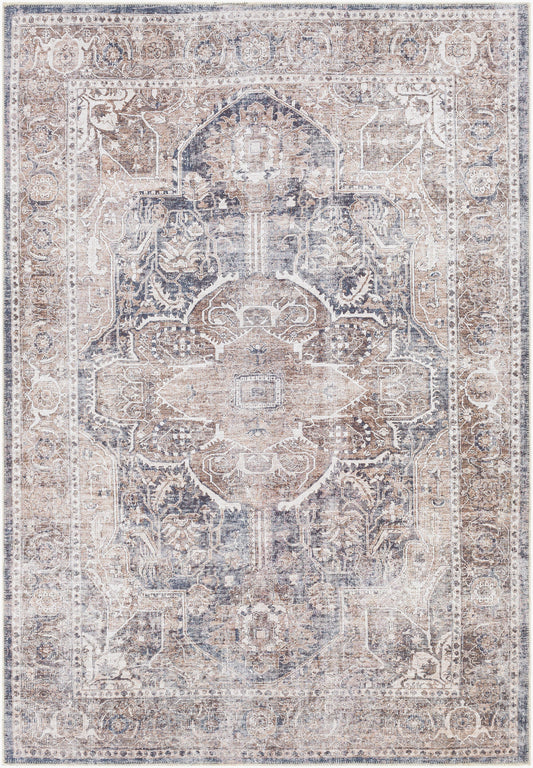 Tahmis THI-2700 9' x 12' Machine Woven Washable Area Rug