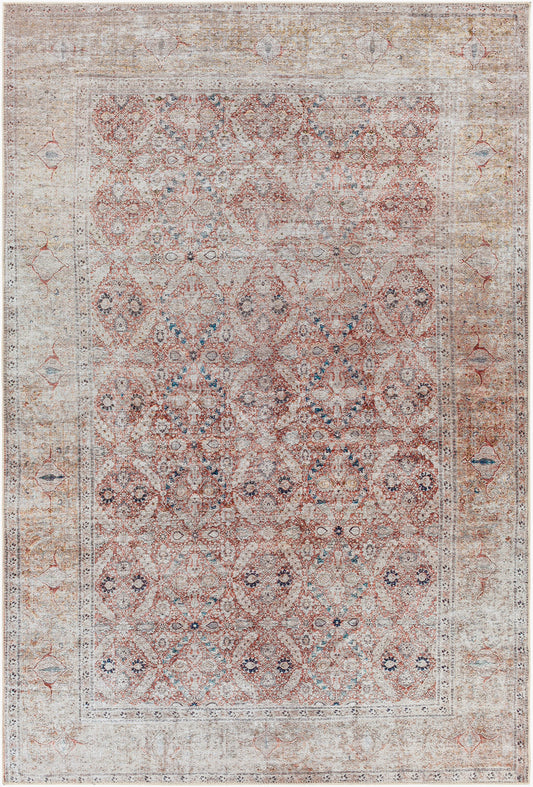 Tahmis THI-2703 2' x 3' Machine Woven Washable Accent Rug