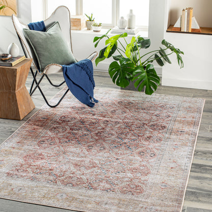 Tahmis THI-2703 9' x 12' Machine Woven Washable Area Rug