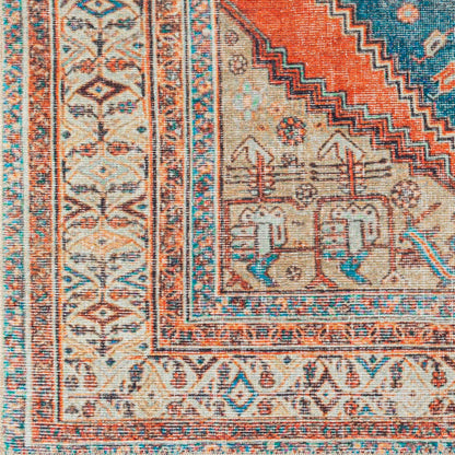 Tahmis THI-2704 8ft Runner Machine Woven Washable Runner Rug