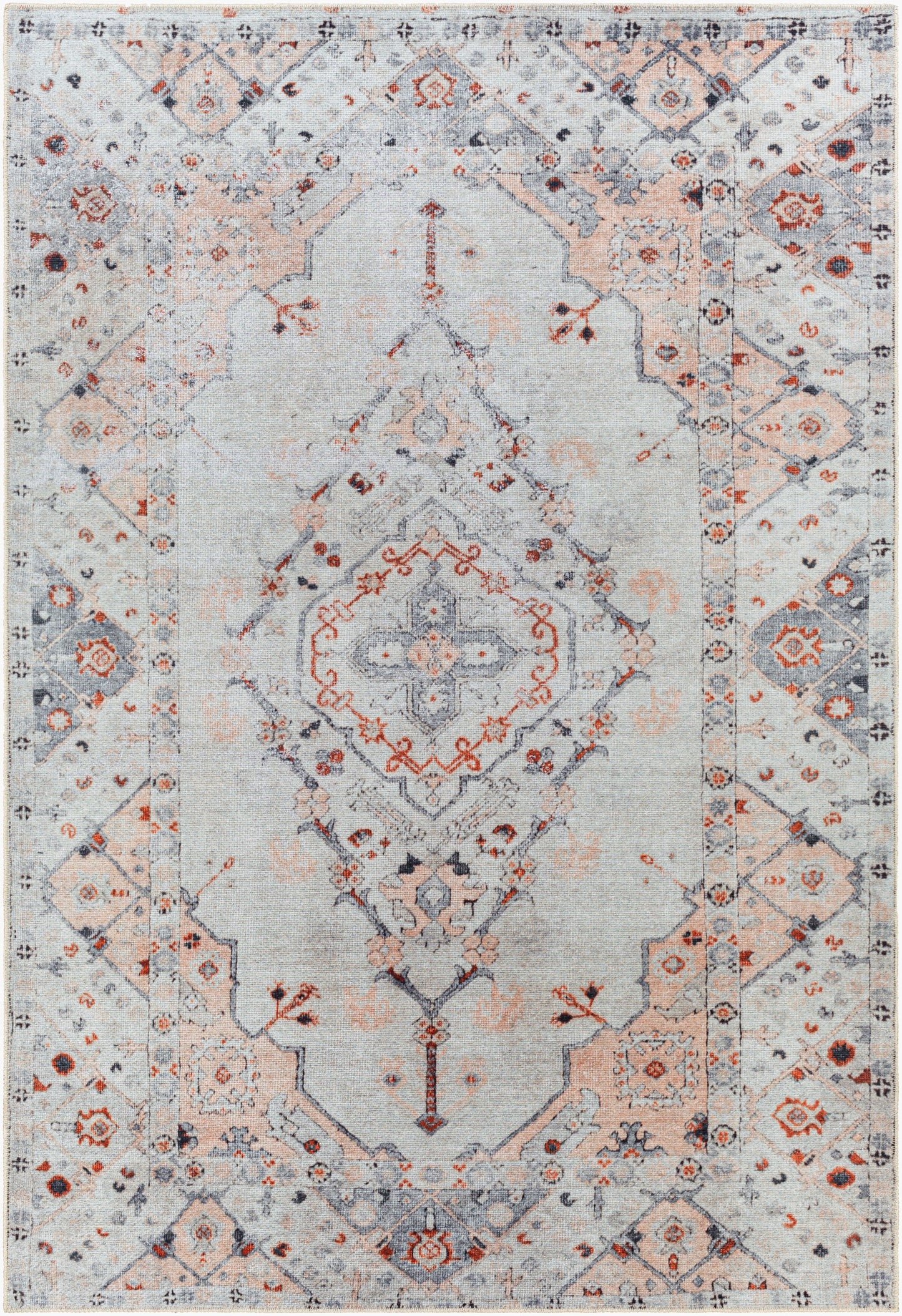 Tahmis THI-2706 9' x 12' Machine Woven Washable Area Rug