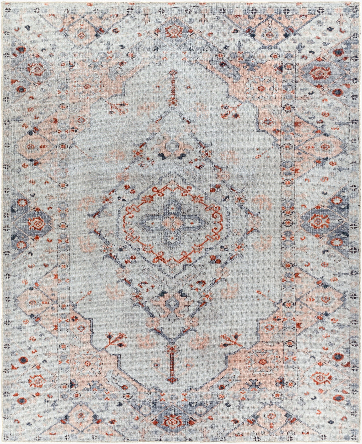 Tahmis THI-2706 8' x 10' Machine Woven Washable Area Rug