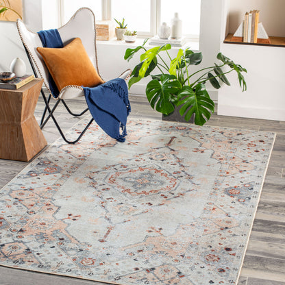 Tahmis THI-2706 6' x 9' Machine Woven Washable Area Rug