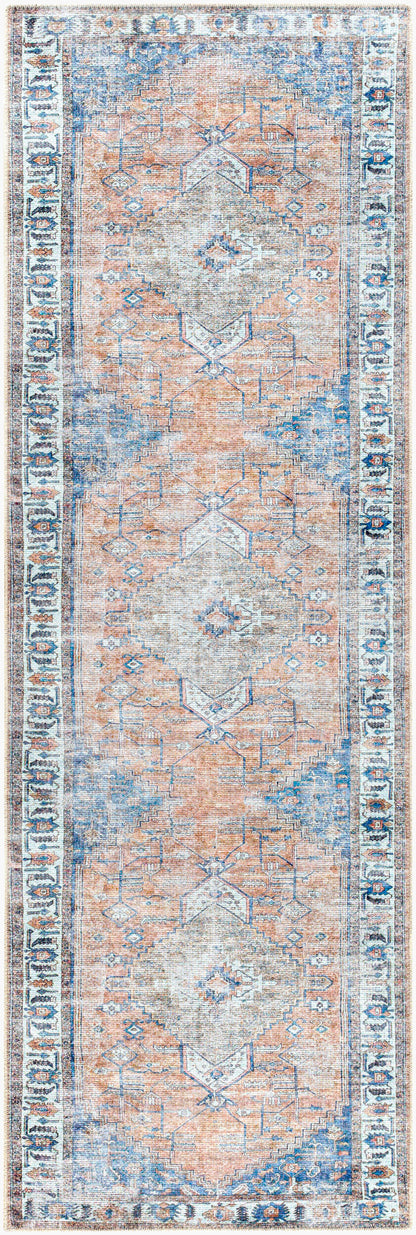 Tahmis THI-2707 8ft Runner Machine Woven Washable Runner Rug