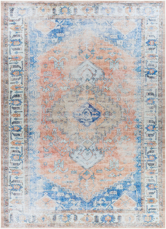 Tahmis THI-2707 8' x 10' Machine Woven Washable Area Rug