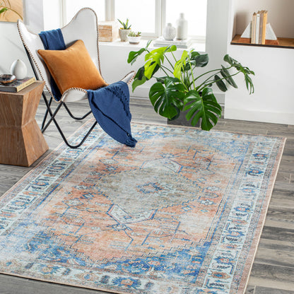 Tahmis THI-2707 2' x 3' Machine Woven Washable Accent Rug