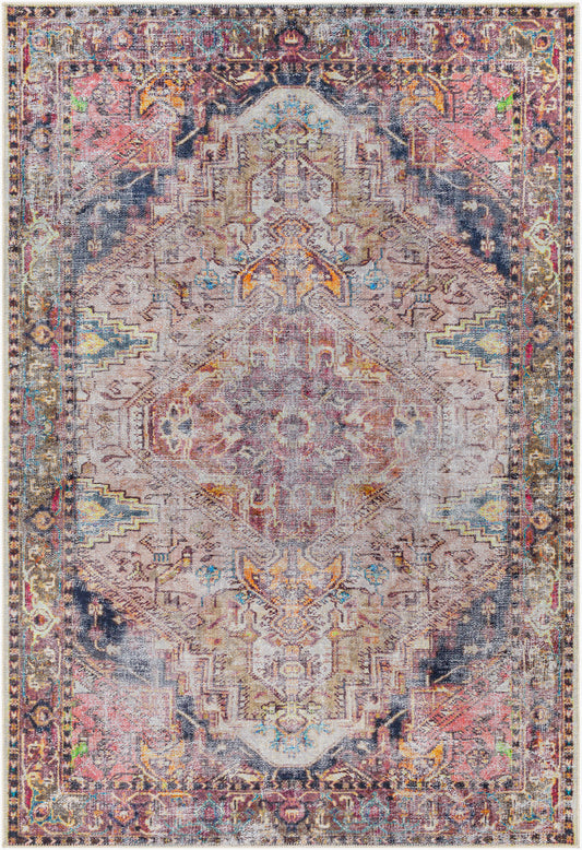 Tahmis THI-2709 9' x 12' Machine Woven Washable Area Rug