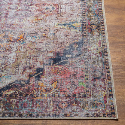 Tahmis THI-2709 8ft Runner Machine Woven Washable Runner Rug