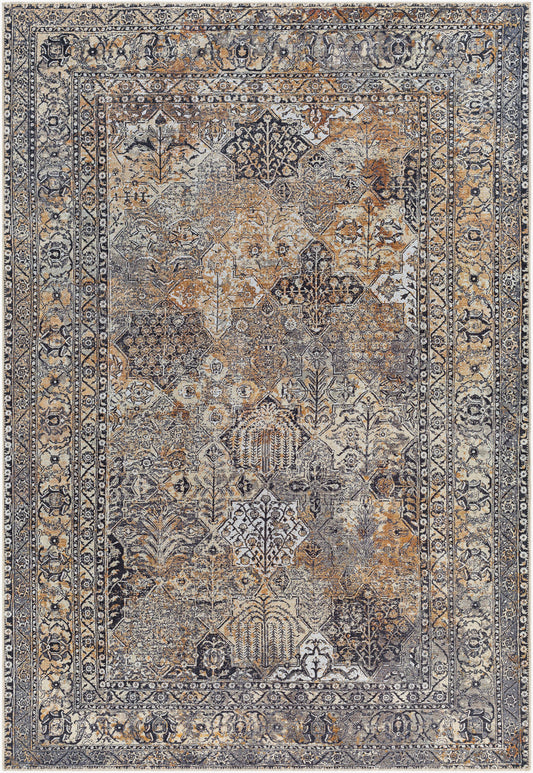 Tahmis THI-2711 9' x 12' Machine Woven Washable Area Rug