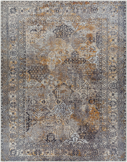 Tahmis THI-2711 8' x 10' Machine Woven Washable Area Rug