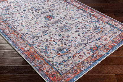 Tahmis THI-2713 2' x 3' Machine Woven Washable Accent Rug