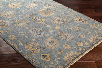 Theodora THO-3006 2' x 3' Handmade Faux Silk Accent Rug