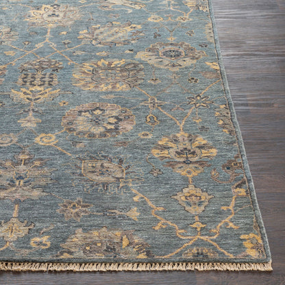 Theodora THO-3006 2' x 3' Handmade Faux Silk Accent Rug