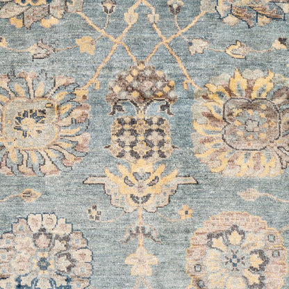 Theodora THO-3006 2' x 3' Handmade Faux Silk Accent Rug
