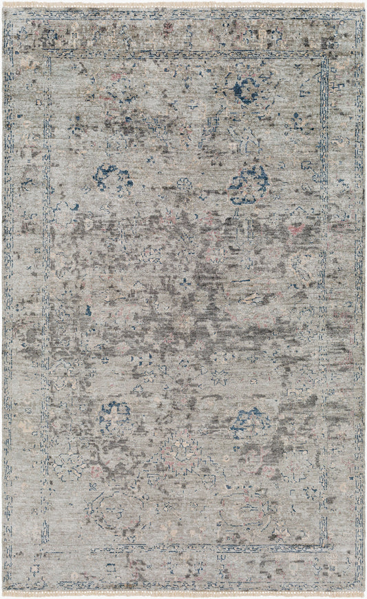 Theodora THO-3009 9' x 12' Handmade Faux Silk Area Rug