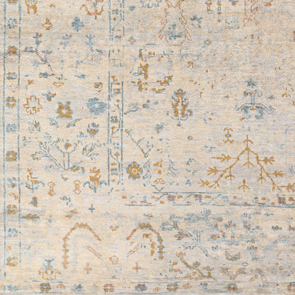 Theodora THO-3010 2' x 3' Handmade Faux Silk Accent Rug